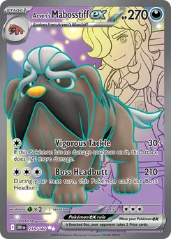 Arven's Mabosstiff ex #218, Standard