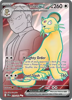 Team Rocket's Persian ex #219, Standard