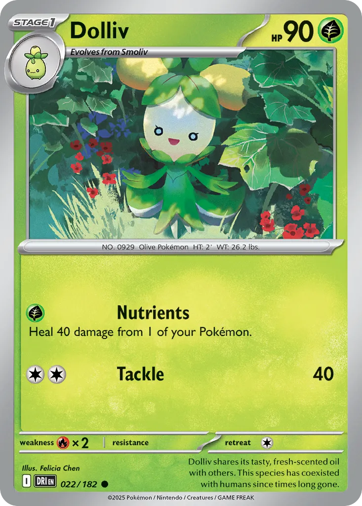 Dolliv #22, Destined Rivals Reverse Holo