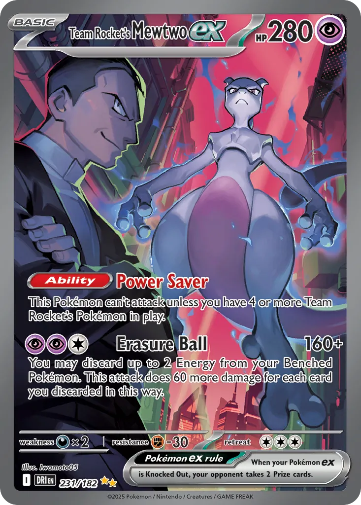 Team Rocket's Mewtwo ex #231, Destined Rivals