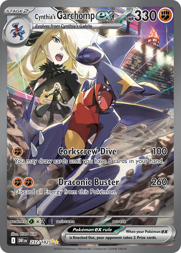 Cynthia's Garchomp ex #232, Destined Rivals