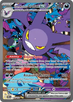 Team Rocket's Crobat ex #234, Standard