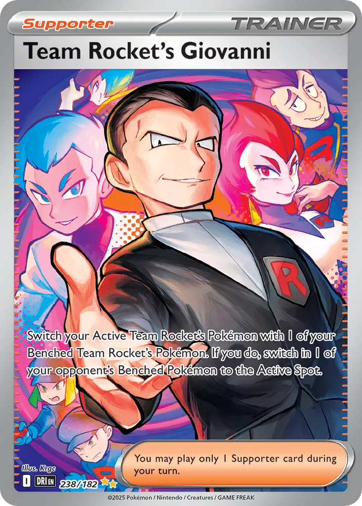 Team Rocket's Giovanni #238, Destined Rivals