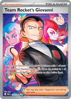Team Rocket's Giovanni #238, Standard