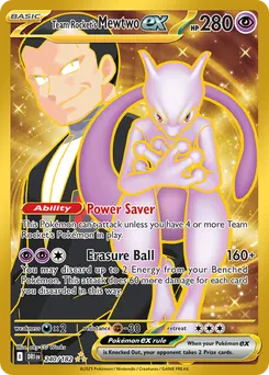 Team Rocket's Mewtwo ex #240, Standard
