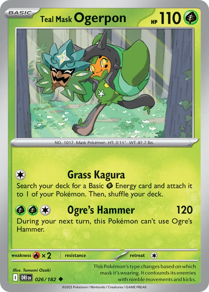 Teal Mask Ogerpon #26, Destined Rivals