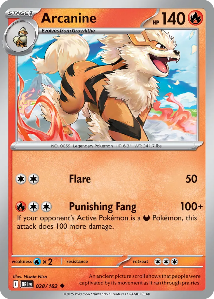 Arcanine #28, Destined Rivals