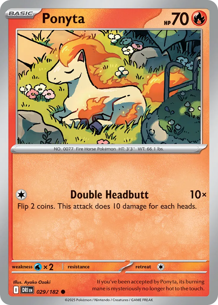 Ponyta #29, Destined Rivals Reverse Holo