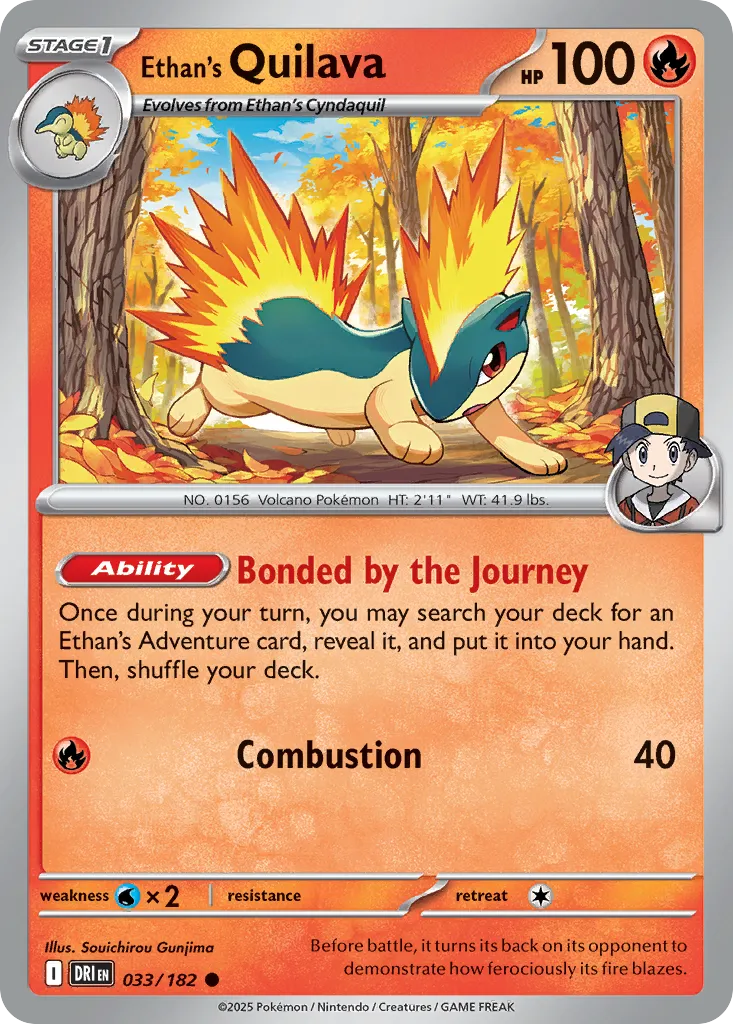 Ethan's Quilava #33, Destined Rivals
