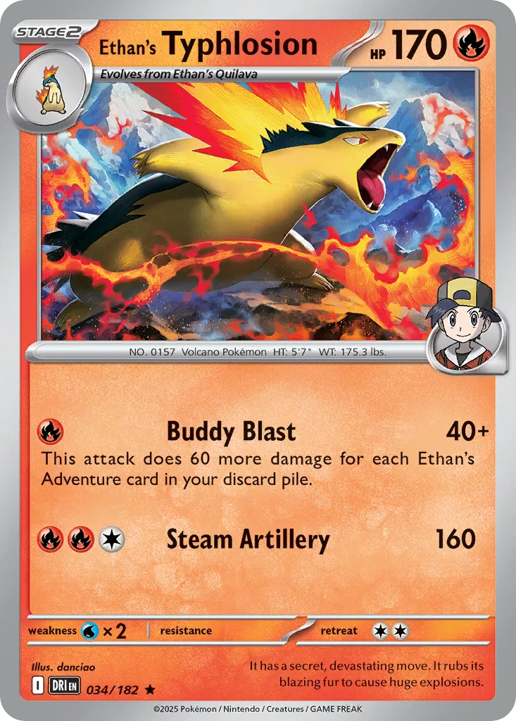 Ethan's Typhlosion #34, Destined Rivals