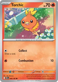 Torchic #40, Reverse Holo