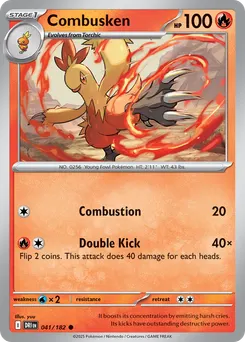 Combusken #41, Reverse Holo