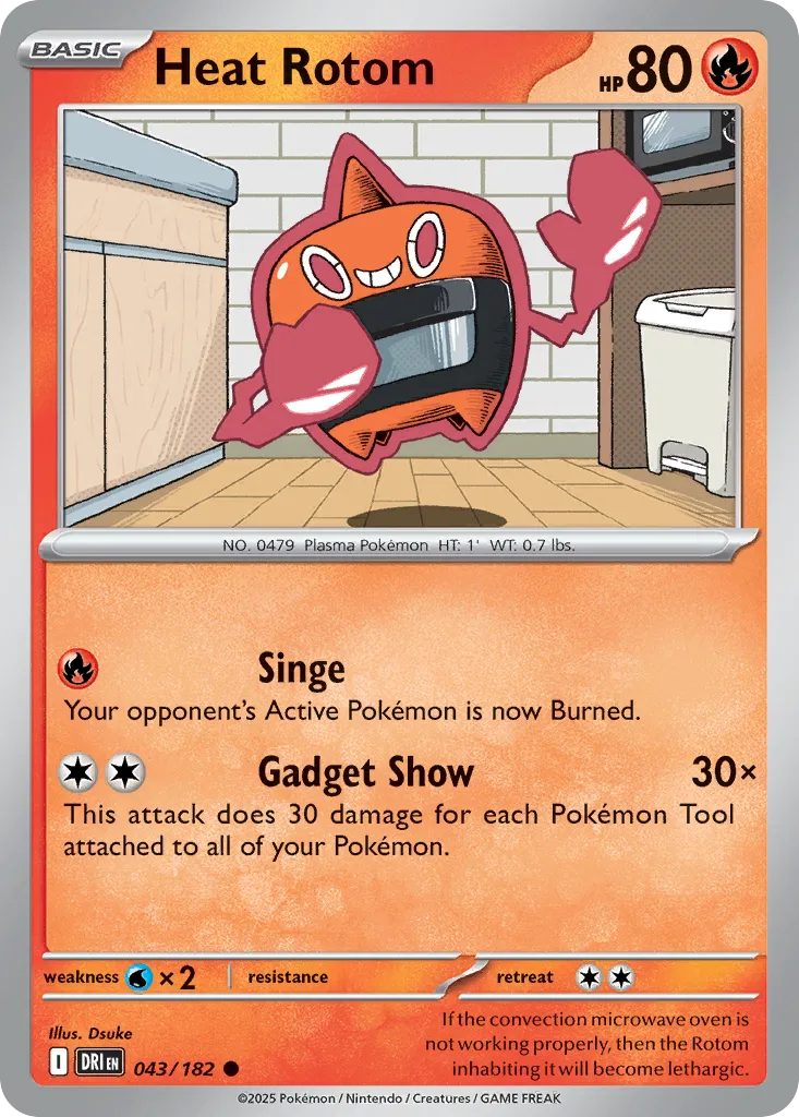 Heat Rotom #43, Destined Rivals