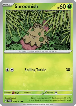 Shroomish #5, Reverse Holo