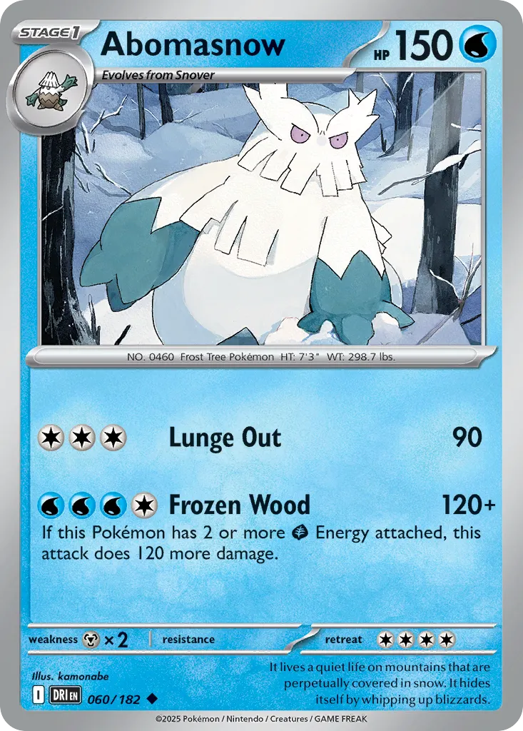 Abomasnow #60, Destined Rivals