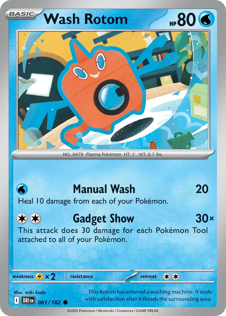 Wash Rotom #61, Destined Rivals Reverse Holo