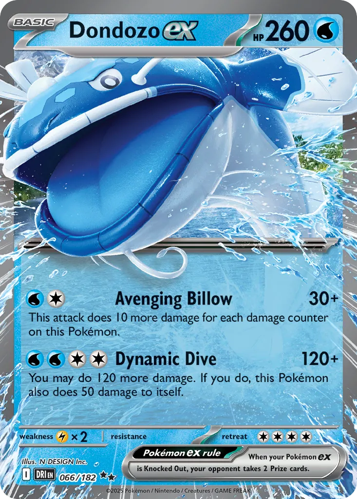 Dondozo ex #66, Destined Rivals
