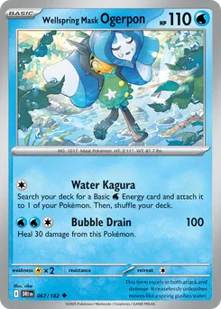 Wellspring Mask Ogerpon #67, Reverse Holo
