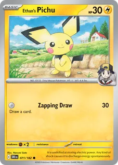 Ethan's Pichu #71, Reverse Holo