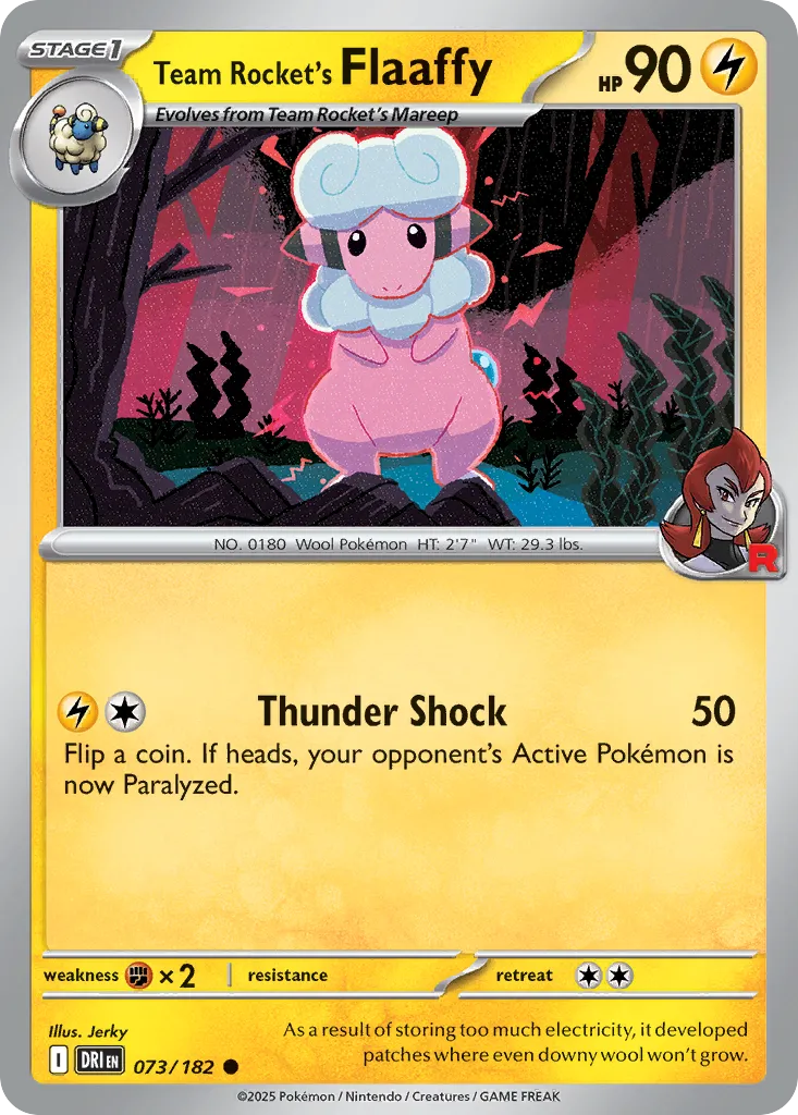 Team Rocket's Flaaffy #73, Destined Rivals