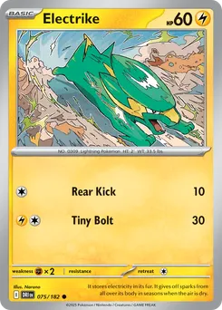 Electrike #75, Reverse Holo