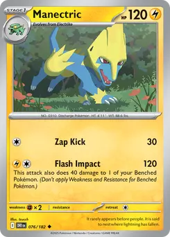 Manectric #76, Reverse Holo