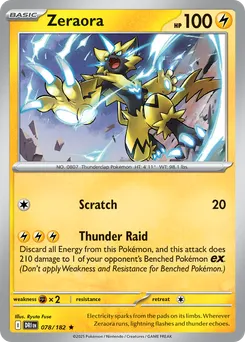 Zeraora #78, Reverse Holo