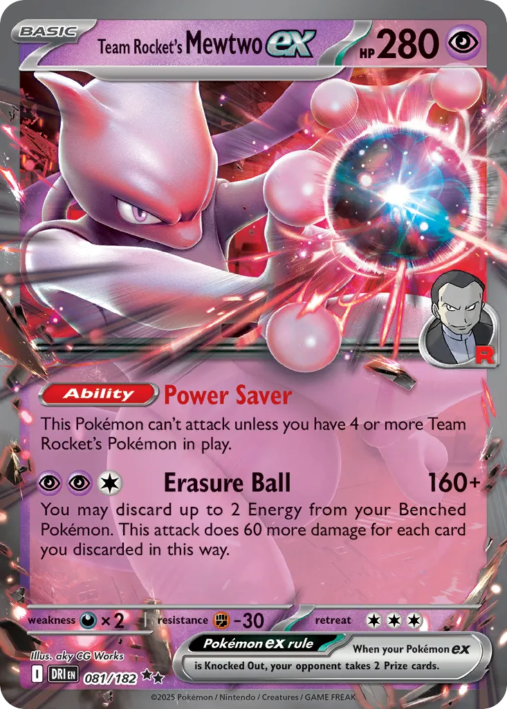 Team Rocket's Mewtwo ex #81, Destined Rivals