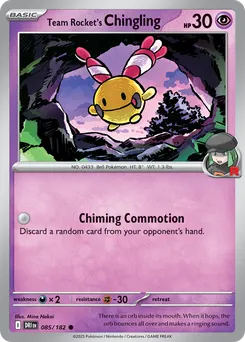 Team Rocket's Chingling #85, Reverse Holo
