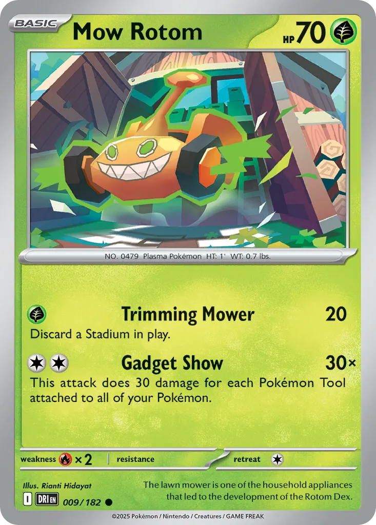 Mow Rotom #9, Destined Rivals Reverse Holo
