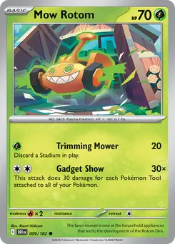 Mow Rotom #9, Reverse Holo