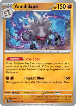 Annihilape #92, Reverse Holo