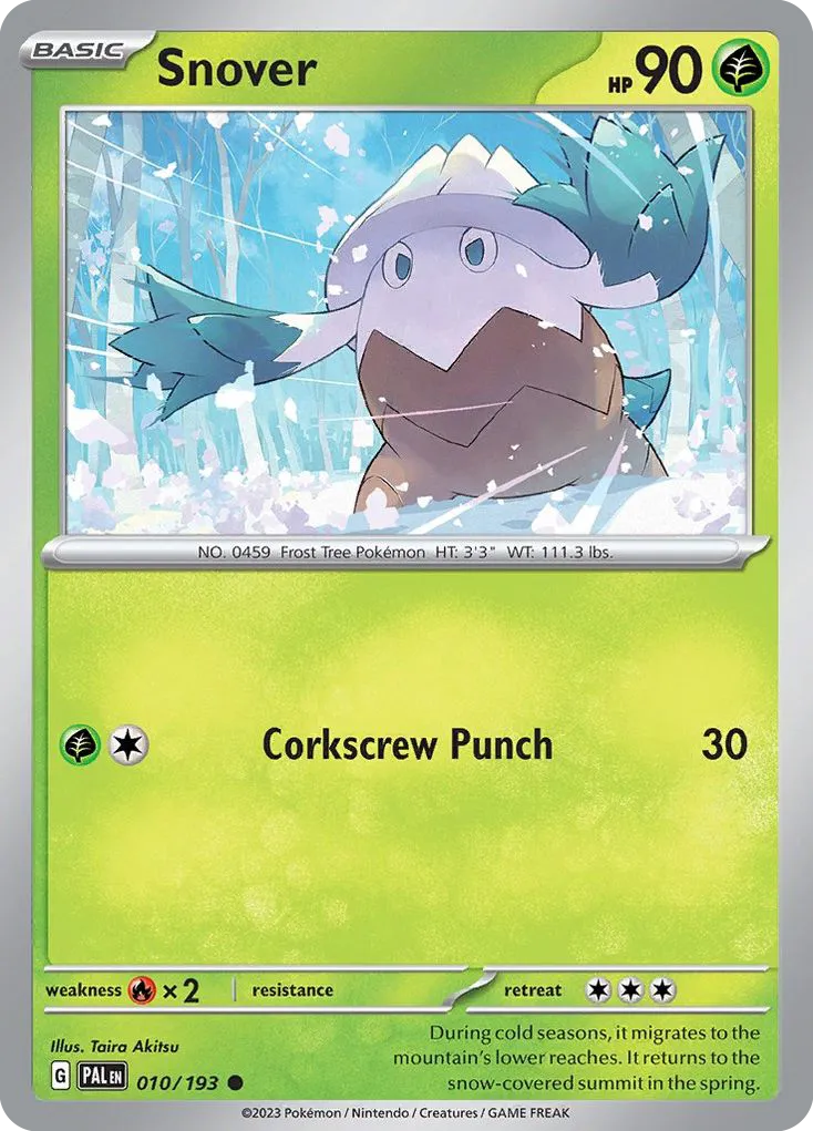 Snover #10, Paldea Evolved