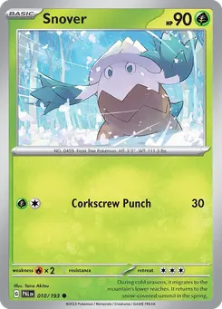 Snover #10, Reverse Holo