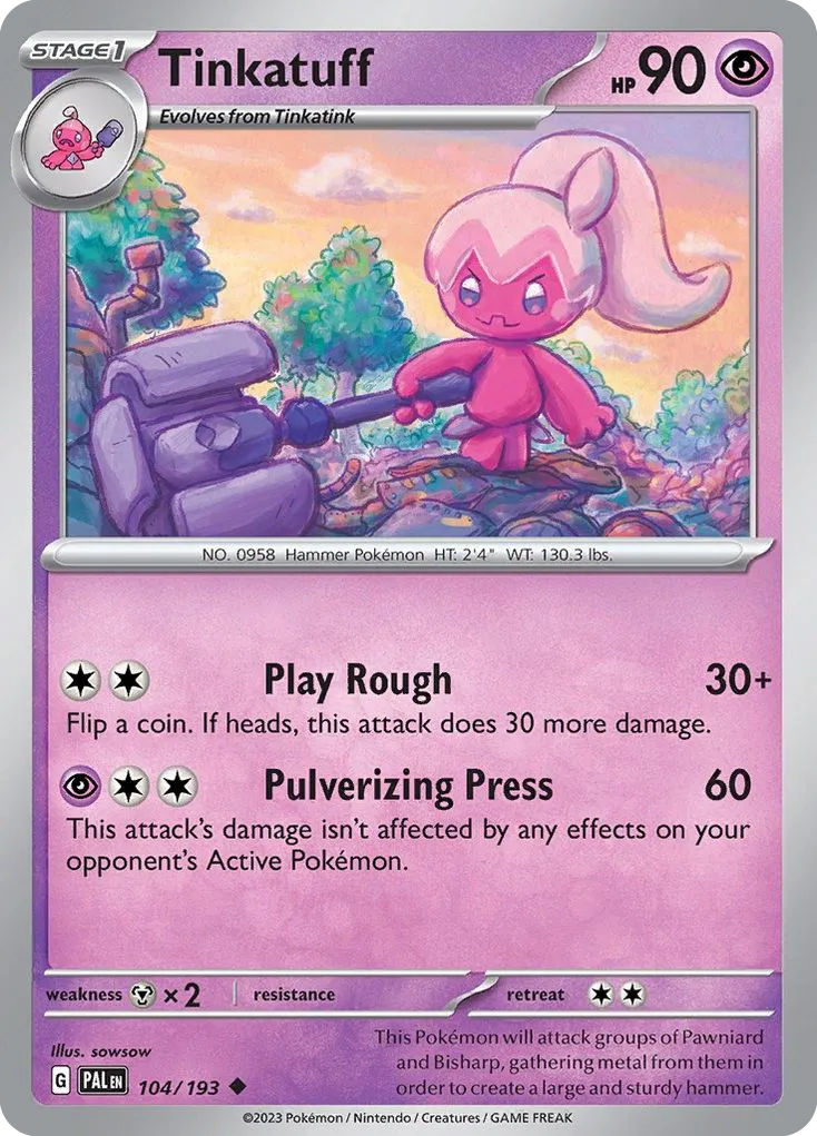 Tinkatuff #104, Paldea Evolved