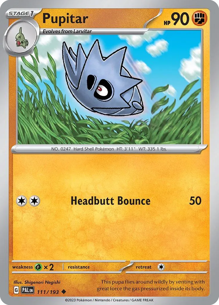 Pupitar #111, Paldea Evolved
