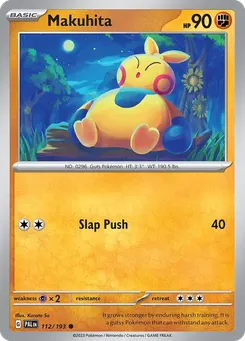 Makuhita #112, Reverse Holo