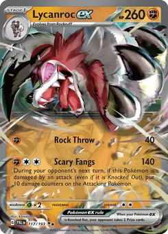 Lycanroc ex #117, Standard