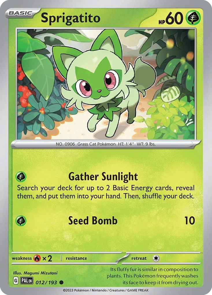 Sprigatito #12, Paldea Evolved