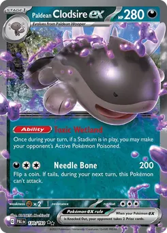 Paldean Clodsire ex #130, Standard