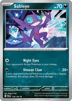 Sableye #136, Reverse Holo