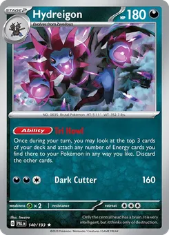 Hydreigon #140, Reverse Holo