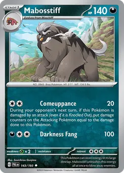 Mabosstiff #143, Reverse Holo