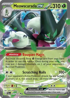 Meowscarada ex #15, Standard