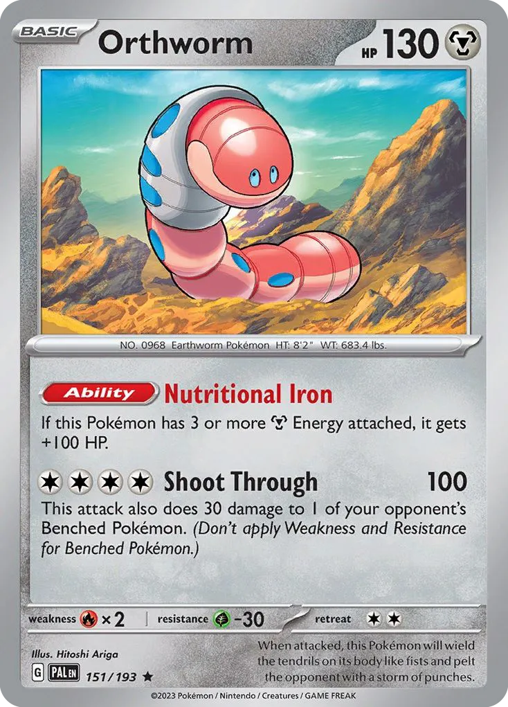 Orthworm #151, Paldea Evolved