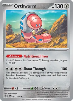 Orthworm #151, Reverse Holo