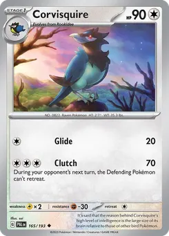 Corvisquire #165, Reverse Holo