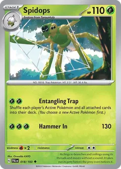Spidops #18, Reverse Holo