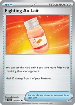Fighting Au Lait #181, Reverse Holo