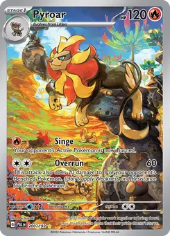 Pyroar #200, Illustration Rare